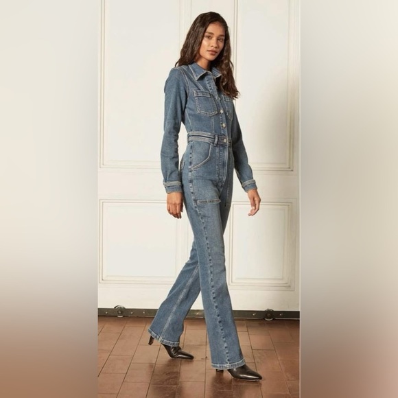 Denim Jumpsuit - Picture 1 of 4